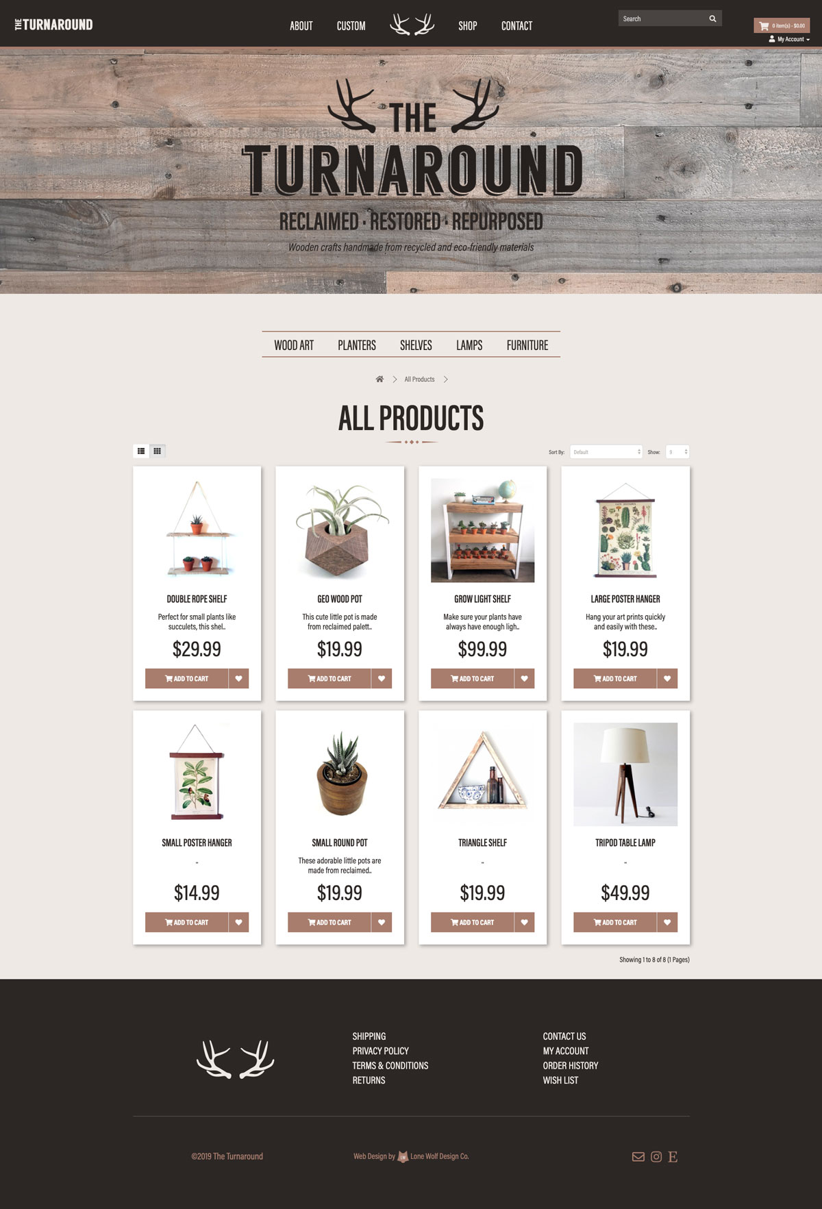 The Turnaround Product Page Design